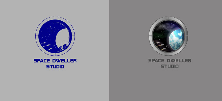 Logo „Space dweller studio“