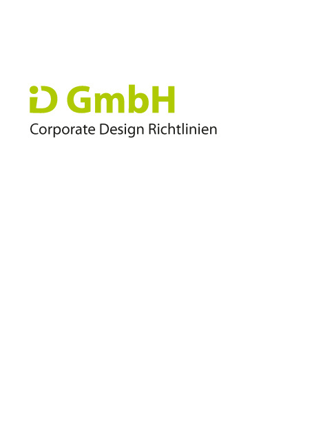 Corporate Design Handbuch, Auszüge