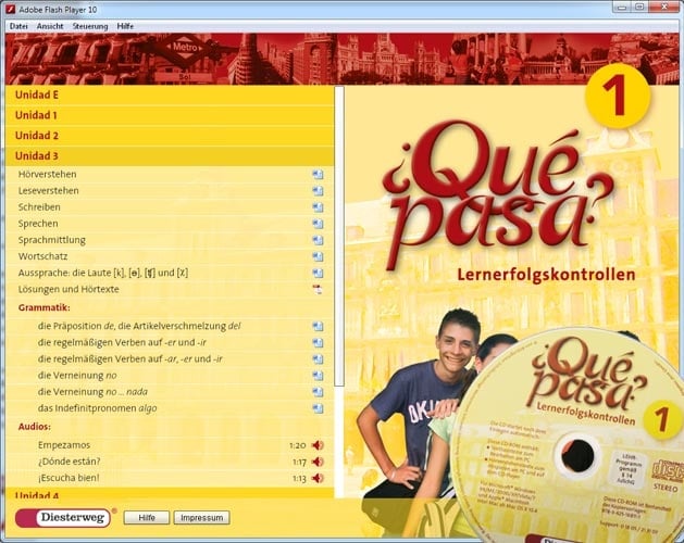 Que pasa Lernerfogskontrolle – DVD-Video/ROM