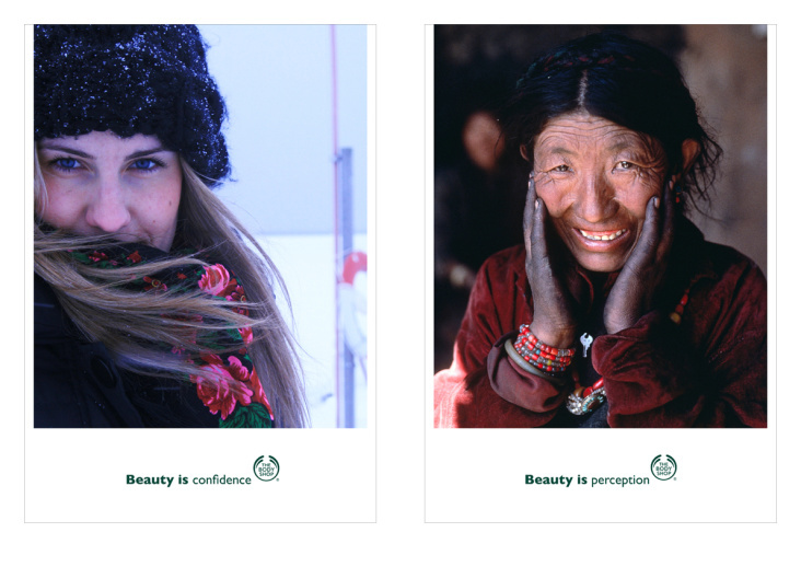 The Body Shop Kampagne: Beauty is inside/insight !?