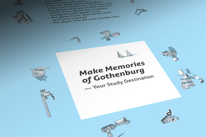 Memorie Spiel / Make Memories of Gothenburg (Göteburg Universität, Schweden)