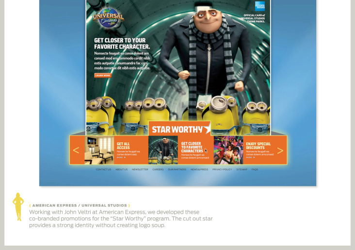 Universal Studios „Starworthy Program“ Homepage