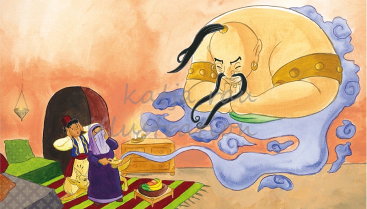 Kinderbuchillustration Aladin für Kinderleicht Wissen Verlag