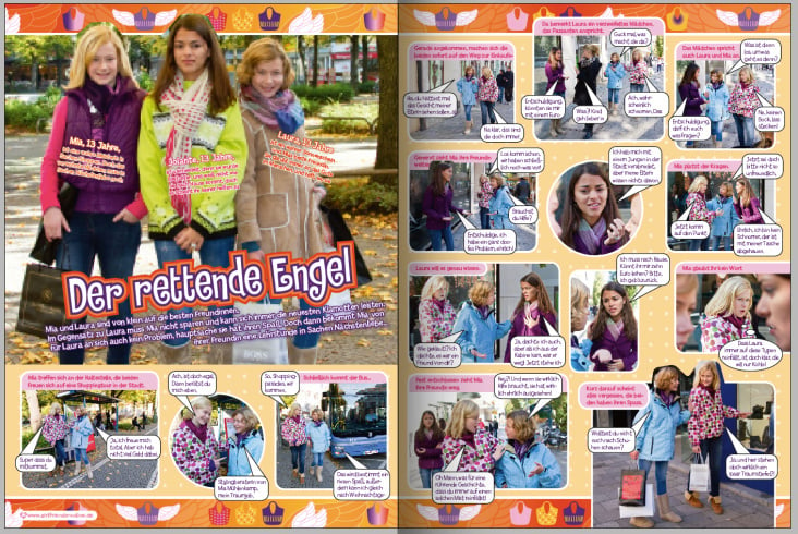 Zeitschrift »girlfriends« Fotoroman