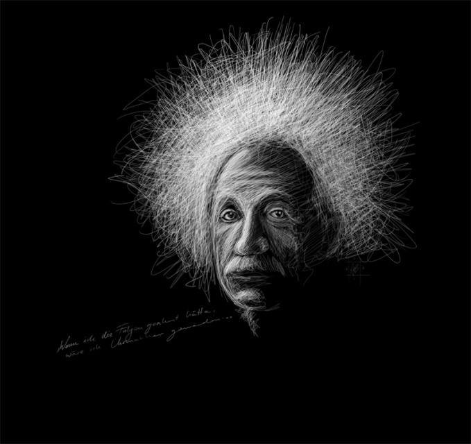 Portrait Einstein
