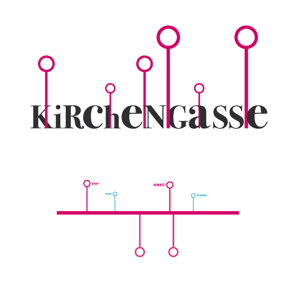 draft for orientation system „kirchengasse“ /vienna