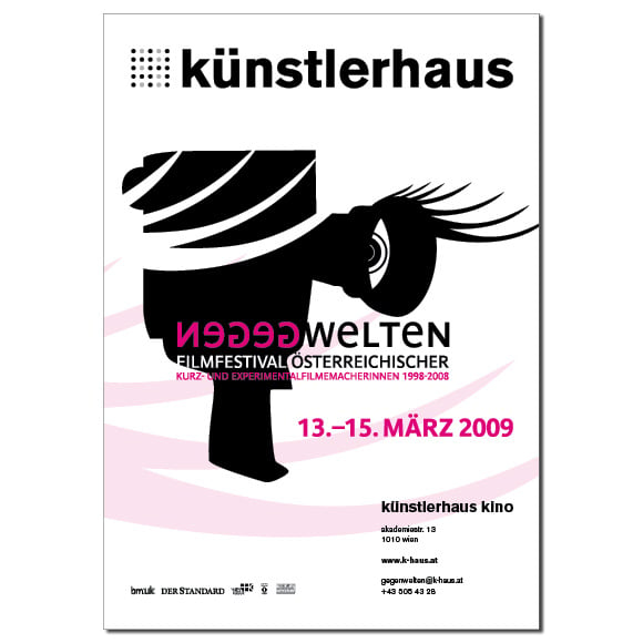 poster „gegenwelten“ /womens film festival 2009 vienna