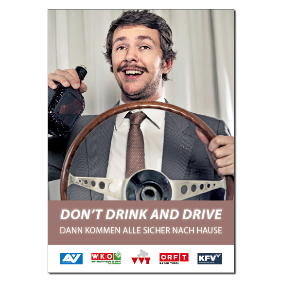 poster campaign „dont drink and drive“ by KFV /austria 2011