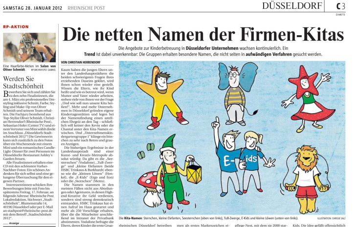 Illu, erschienen in der „Rheinischen Post“