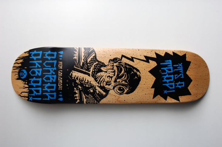 TRAP – Lack / Acryl auf Skateboard