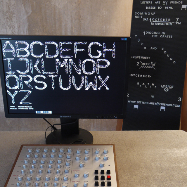 Meek FM Typographic Synthesizer