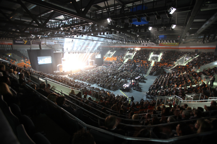 eröffnungsfeier der ratiopharm-arena ulm/neu-ulm