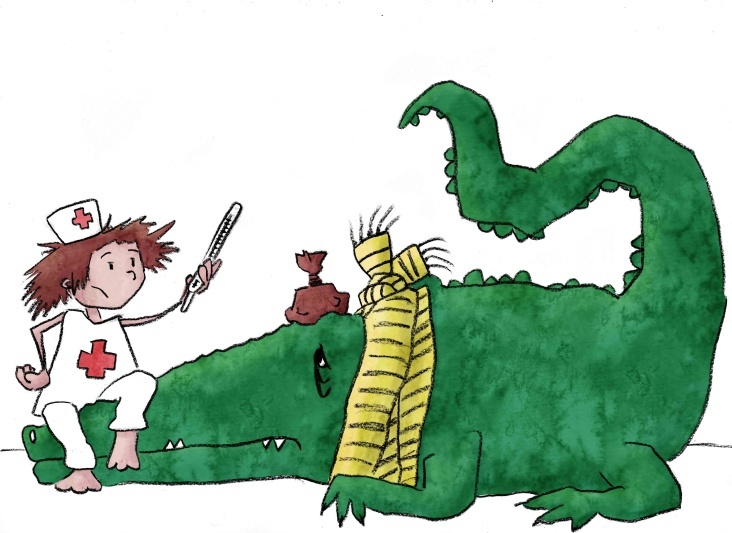 Lucy und das Krokodil