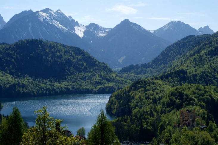 Schwanstein Blick