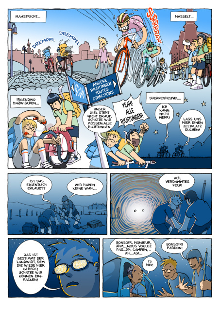 Seite aus der ARTE-Aktion „Comics für Europa“