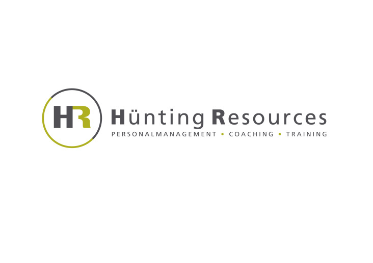 Logoentwicklung und Geschäftsausstattung für das Unternehmen „Hünting Resources“ (April 2006)