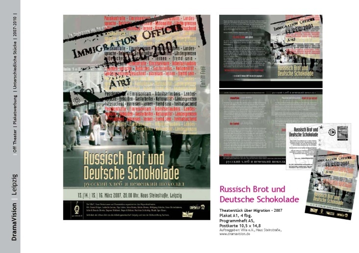 Printmedien, Auftrag: Plakat, Postkarte