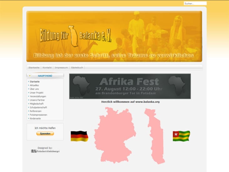 Ein Design für soziales Projekt aus Afrika