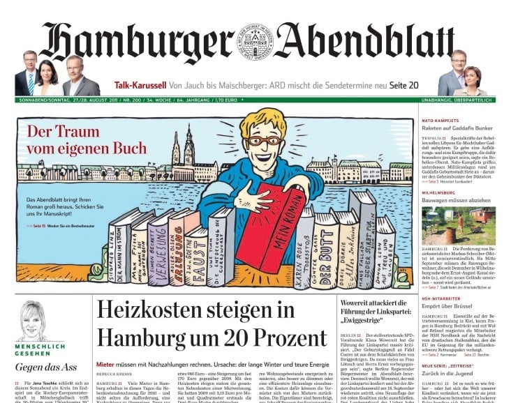 Titelillustration für das Hamburger Abendblatt