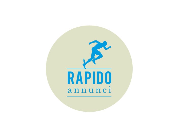 RapidoAnnunci: site for quick ads, logotype.