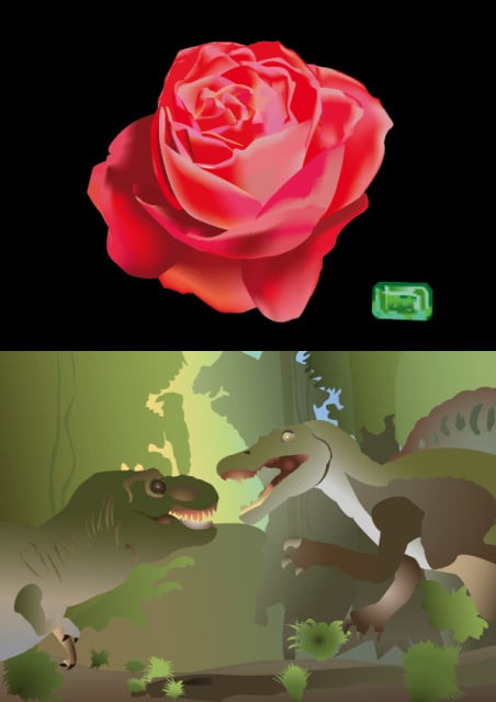 Roses and Dinos