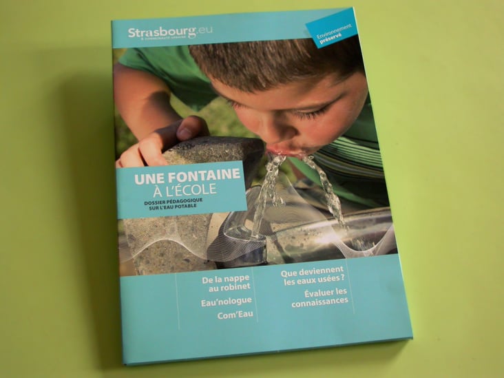 Une fontaine à l’école