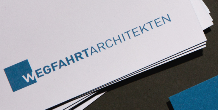 Corporate Design Wegfahrt Architekten