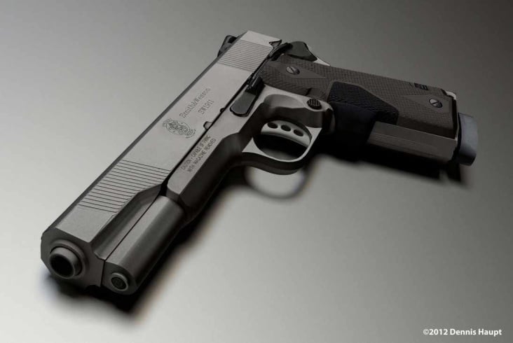 Smith and Wesson Firearm (Cycles Render)