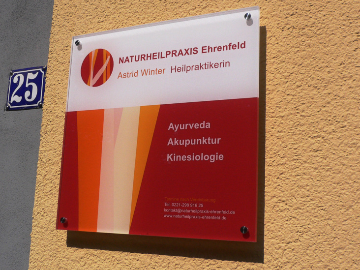 Schild | Naturheilpraxis Ehrenfeld