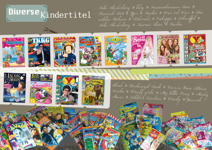 Kindermagazin Titel diverse