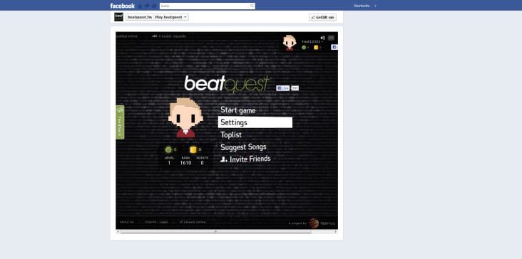 beatquest.FM Facebook-App