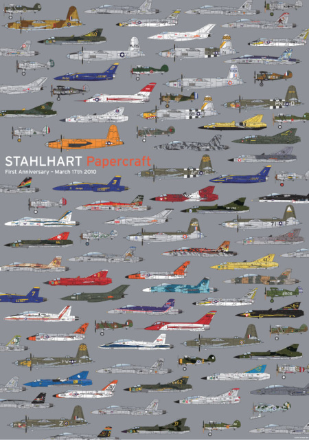 Stahlhart-papercraft, Poster/CI