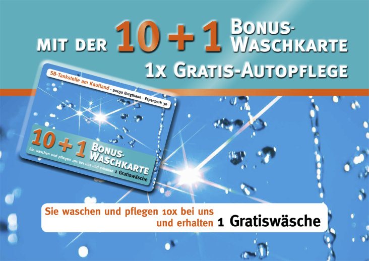 Promoaktion Autowasch-Angebot