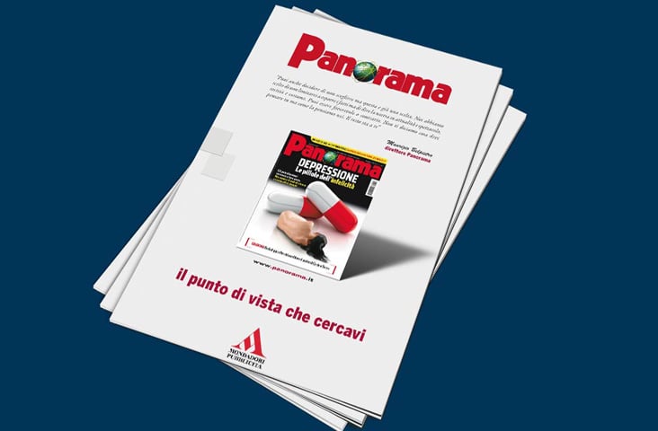 Advertising for the top-selling weekly Panorama