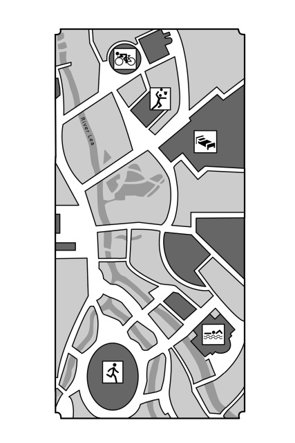 Karte Olympic Park, Sekundarschule