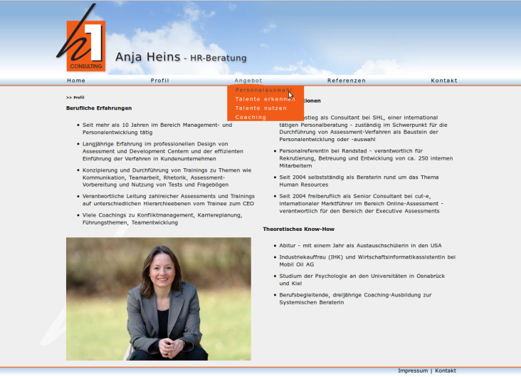 Homepage / Anja Heins-Consulting