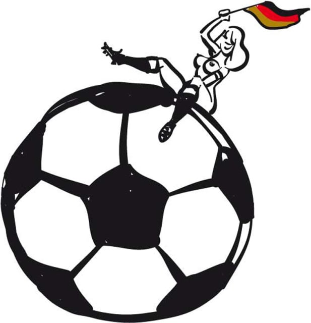 Fußballfrau