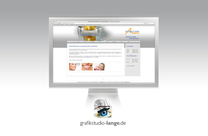 Webdesign – Zahnarztpraxis Dr. Stephan Anders
