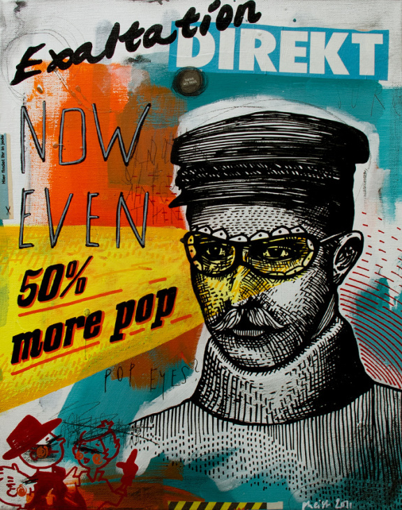 50% more pop, 50 × 40 cm, 2011