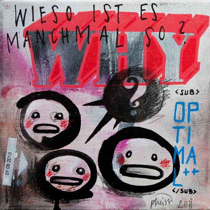 Why?, 20 × 20 cm, 2011