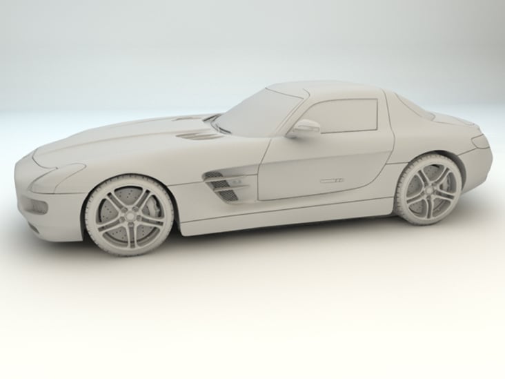 SLS AMG no mat1