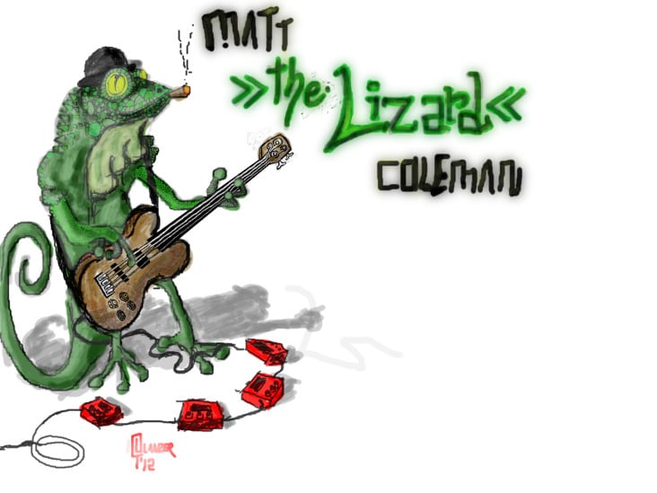 Arbeit für den amerikanischen Jazz Musiker „Matt »the Lizard« Coleman“