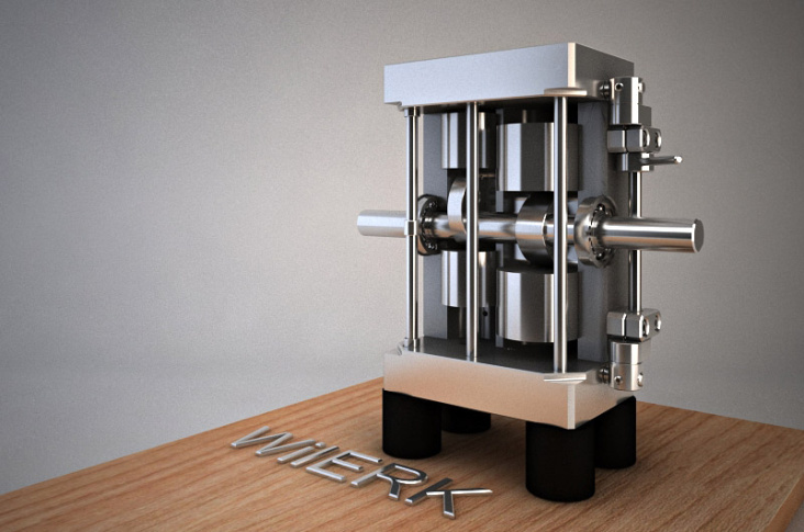 Technik-Visualisierung WilERK Motor IGES