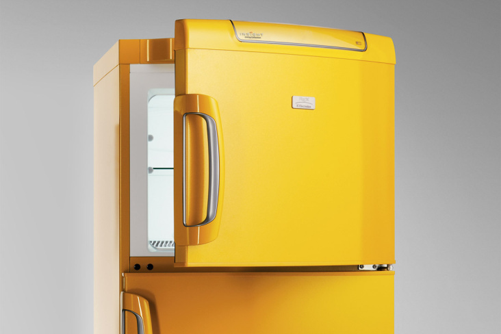 Zanussi Kühlschränke, gelbe Variante