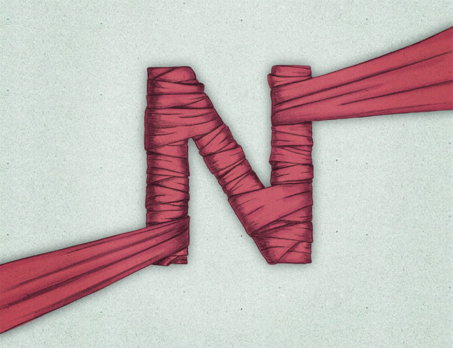 Lettering „N“