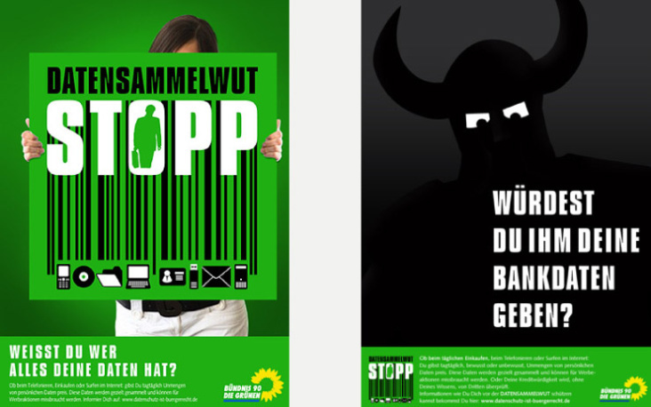 Datenschutz-Kampagne für die Grünen