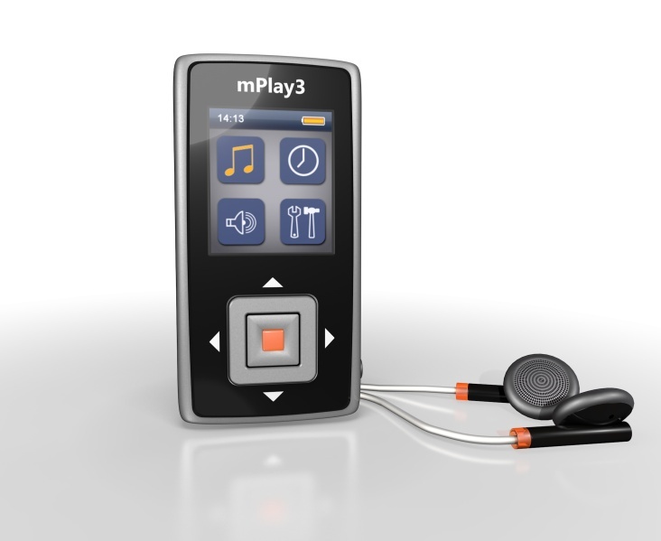 Produktvisualierung eines MP3-Players