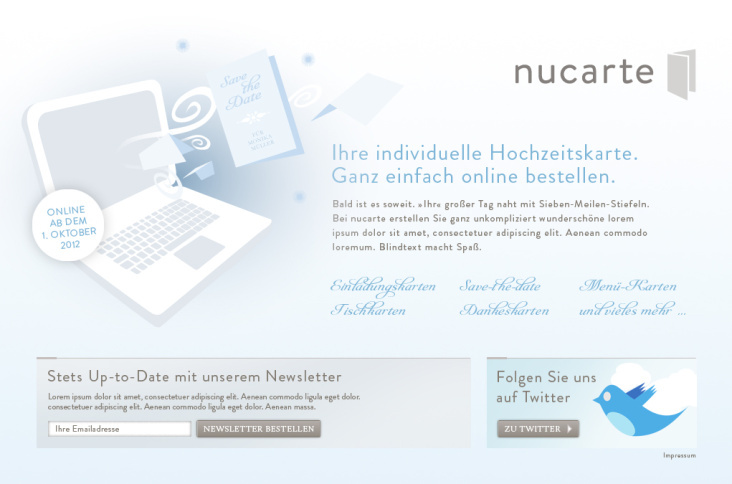 nucarte – Online ab Herbst 2012