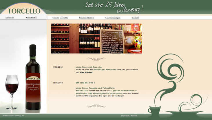 Torcello Restaurant – Website