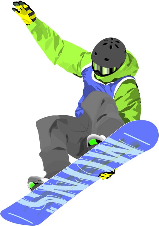 Illustration Snowboard